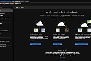 Azure Cost Management