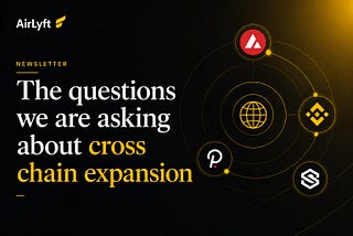 The questions we are asking about cross chain expansion