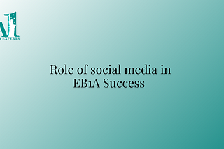 How Social Media Can Strengthen Your EB1A Profile