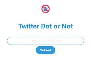 Twitter Bot or Not