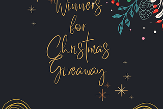 🌟Announcing the winners of our Christmas Giveaway🌟