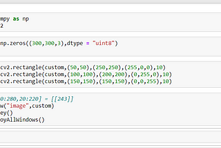 Creating custom image by python Code.