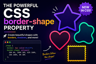 The Future of CSS Shapes Is Here: Meet the Powerful border-shape Property