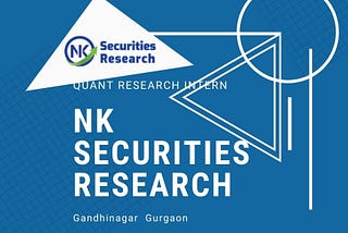 Quant at NK securities research
