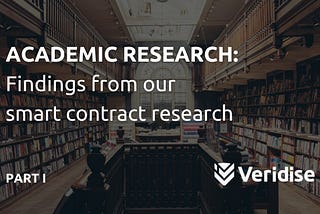 Academic research: Findings from our smart contract security research