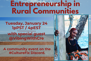 #CultureFix Creative Entrepreneurship in Rural Communities: Notes on Challenges and Solutions
