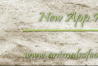New Major Release 1.5 for Animals of Costa Rica App available for Android & iOS