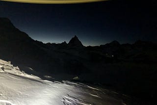 Air Zermatt night mission training