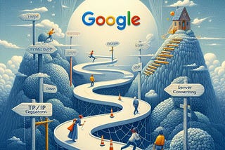 What happens when you type google.com