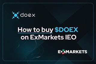 How to buy $DOEX on ExMarkets