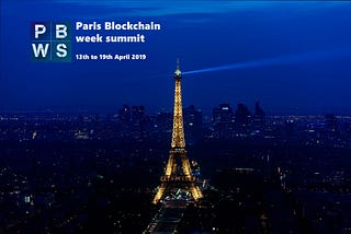 Paris Blockchain Week Summit 2019 program