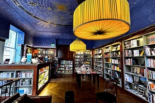 Upstairs at Albertine.