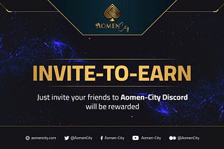 Aomen-City Invite-to-Earn is Launching!