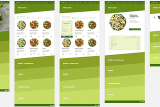 Salad Delivery: a UX/ UI Case Study