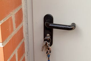 I closed my room door.
