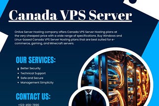 Canada VPS Server by Onlive Server: The Ultimate Hosting Solution for Your Business Growth!