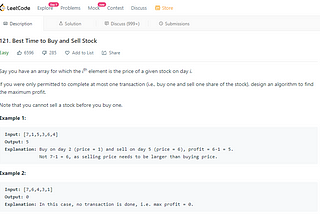 Crack Leetcode 121. Best Time to Buy and Sell Stock