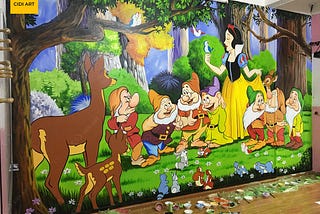 Tranh vẽ trường mầm non — CIDIART