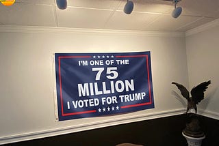 AVAILABLE I’m one of the 75 million I voted for Trump flag