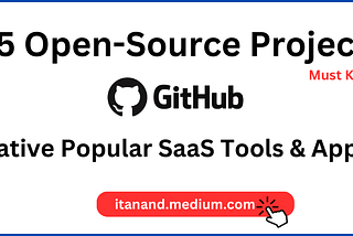 15 Open-Source Projects to Replace Popular SaaS Tools & Apps 👨‍💻🔥
