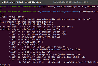 Live555 Streaming Media and Android setup