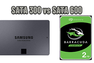 SATA 300 vs SATA 600 — What is the Difference?