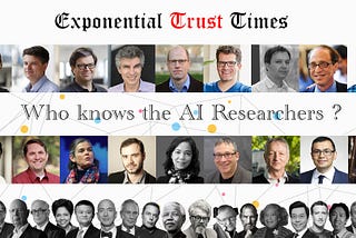 Who knows the AI Researchers? Part 1