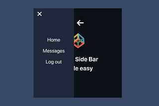 React side bar (but sexy?)