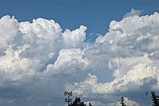 Captivated by Cumulus Clouds