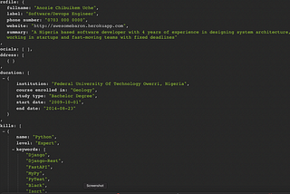 How to build a JSON formatted resume API with Django, and ElephantSQL