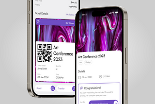 NFT Ticketing Platform Mobile App — UX/UI Case Study