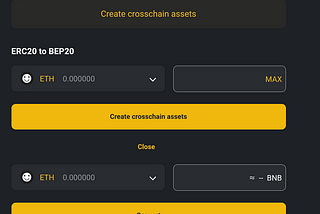 How to move ERC-20 to BSC