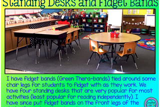 #11 There are many pros and cons to redesigning a classroom away from the traditional chairs and…