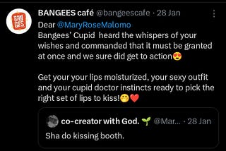 Look at you, no Valentine’s gift for youuuuuuuu.😹