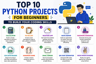 Top 10 Python Projects for Beginners to Build Your Coding Skills
