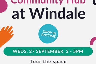 Join us for the opening of our new community hub!