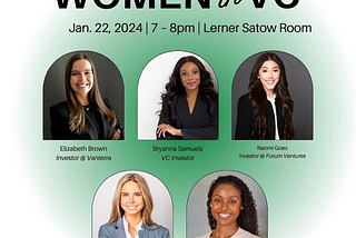 Event Recap: Women in VC Panel