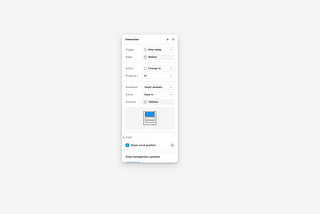 Easing in UI Design