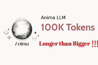 Exciting update!! Announcing new Anima LLM model, 100k context window!! Fully open source!