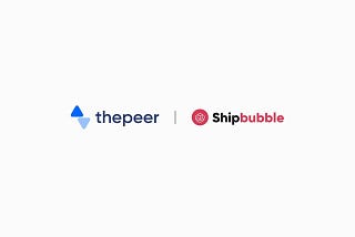 Shipbubble‎ Integrates‎ with‎ ThePeer