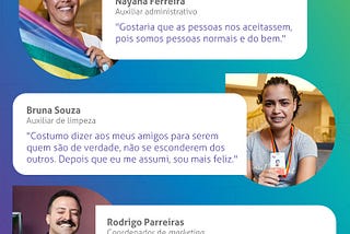 Conteúdo para campanha contra LGBTfobia da BP