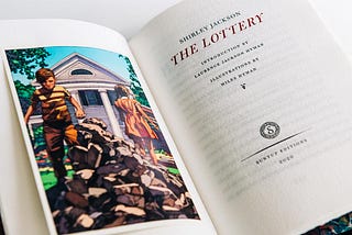 Title page of the Suntup Editions graphic adaptation of “The Lottery”