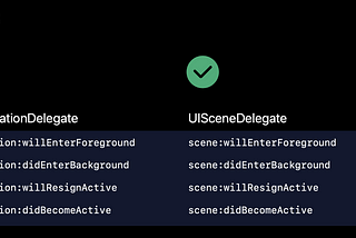 Using the SceneDelegate Methods