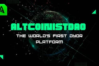 AltcoinistDAO: THE FUTURE FOR CRYPTO RESEARCHERS AND CONTENT CREATORS