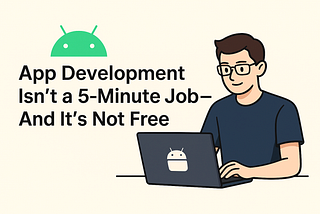 App Development Isn’t a 5-Minute Job — And It’s Not Free