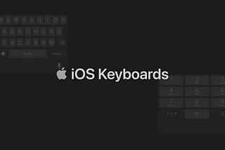 10 keyboard types in iOS