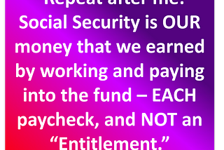 Social Security and the Meaning in the Memes