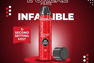 L’Oreal Paris Infallible 3-Second Setting Spray Mist: Perfect Your Makeup!