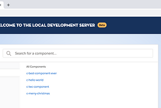 Day 12: Local development server for Lightning Web Components