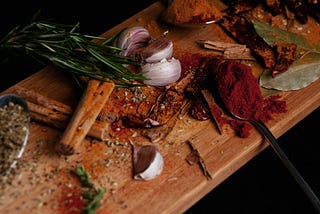 spices, cinnamon, garlic, cooking preparation